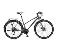 Velo de ville monty rock shimano altus 9v 700 mm argent jaune