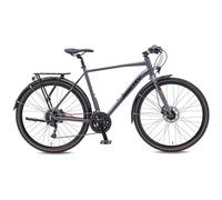 Velo de ville monty rock shimano altus 9v 700 mm argent orange