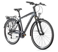 Vélo de ville musculaire femme Leader Fox Ferrara 2023 - gris/noir - 19""