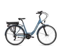 Vélo de ville Pedelec Dame Lido 28"" Li-Ion 13 Ah Batterie SHIMANO 7 Vitesses pétrole Hollandia