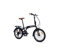 Vélo de Ville Pliant Moma Bikes LIGHT 20, Aluminium, SHIMANO 7v, Selle Comfort Noir G