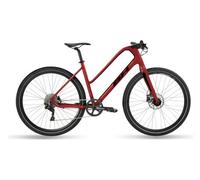 Velo de ville sportif bh silvertip jet lite shimano deore 10v 700 mm rouge