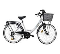 Vélo de ville / VTC 26'' Femme Discovery Adventures - 6 Vitesses Shimano TY21 - Equipement Complet City