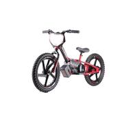 Vélo d'équilibre électrique 24 volts avec roues de 16 pouces, moteur électrique - rouge