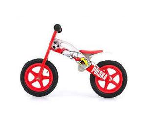 Vélo d'équilibre en bois KING Pologne pour enfants de 2 à 4 ans