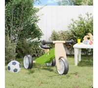 Vélo d'Équilibre pour Enfants 2 en 1 Jouet Trottinette Tricycle Vert vidaXL