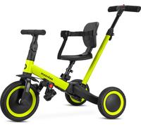 Vélo d'équilibre pour enfants 6in1 - tricycle avec barre à partir de 1 an - moovkee - vert