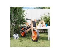 Vélo d'équilibre vidaXL pour enfants imprimé orange Orange et noir G