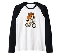 Vélo d'équitation pour Enfants Motif Beagle Mignon Manche Raglan