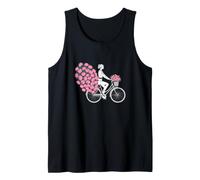 Vélo d'équitation pour Femme Motif Floral Débardeur