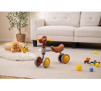 Vélo d'exercice COSTWAY, Vélo d'apprentissage 4 roues, Vélo d'exercice sans pédale, Vélo d'équilibre cheval, Vélo d'équilibre pour enfants 18-36 mois