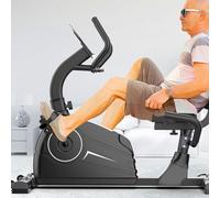 Vélo d'exercice couché, vélo couché pour la maison, vélo stationnaire, vélo d'intérieur, vélo couché magnétique pour personnes âgées, culturistes, filles post-partum, amateurs de yoga