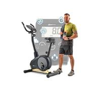 Vélo d'exercice Spark HS-2080 - Appareil de Fitness à Domicile avec Capteurs de Pouls et Ordinateur, 8 Niveaux de Résistance,Roue inertie 9 kg, Vélo