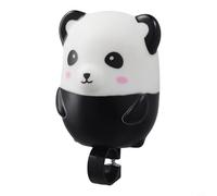 Vélo dinosaure pour enfants, en silicone mignon avec son super fort, facile à installer sur un guidon de 2,2 cm pour draisiennes et scooters, amusant en plein air (panda)