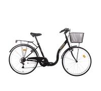 Vélo Discovery Adventures Rétro 26'' Cadre Acier équipé de 6 Vitesses par poignée tournante + équipement City !