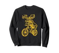 Vélo élan pour Cycliste drôle en Forme d'animal Sweatshirt