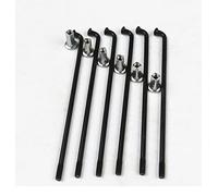 Vélo électrique 12G Rayons de 2,5 mm en acier carbone avec tétons de 12 mm 131-298 mm pour vélo électrique moto (207 mm)