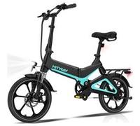 Vélo Electrique 16 Pliable, 250W 36V 7,8Ah VAE d'assistance, Sans accélérateu - Noir