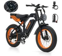 Vélo Electrique 20'' 750W Batterie 48V/18,2Ah 40km/h Max Shimano 7 Vitesse VIPCOO VM6 Vélo Assistance Electrique