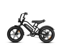 Vélo Électrique 20"" Mukkpet Racer, Batterie 48V 18Ah, 120N.M, Fat Pneu All-Terrain, Noir