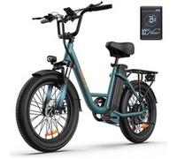 Vélo électrique 20"x3.0 gros pneu urbains URLIFE E20,Moteur 500W,Vitesse maximale 30KM/H,Batterie 48V13Ah,Autonomie 65KM,Vert