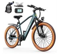 Vélo Électrique 24"" 250W Batterie 13Ah 36V, Autonomie 30-50 km, Shimano 7 vitesses Freins à disque AAIRSK GT 300 EBIKE