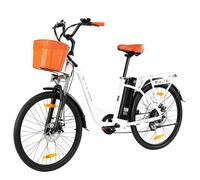 Vélo Électrique 26"" pour Femme, 250W Urbain - Batterie 48V 499Wh Autonomie 80-100km - Assistance au Pédalage - Freins à Disque