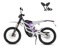 Vélo Électrique 79bike Falcon Pro, Puissance Maximale 10000 W, Batterie Lithium 72v 35ah, Vitesse Maximale 85 Km/H, Couple De 410 Nm, Suspension Intégrale, Nfc+Coc -Violet Argenté