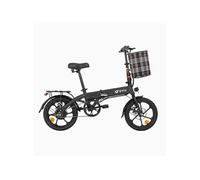 Vélo Electrique A1F PRO 16 Pouces 25km/h - Moteur 250W Batterie 36V7.5Ah Freins à Disque - Noir