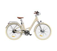 Vélo électrique ADO Air 28 Pro - Moteur 250W Batterie 36V9.6Ah Assisté Autonomie 100KM Freins à Disque Hydrauliques - Beige