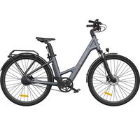 Vélo électrique ADO Air 28 Pro - Moteur 250W Batterie 36V9.6Ah Assisté Autonomie 100KM Freins à Disque Hydrauliques - Gris
