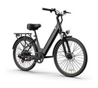 Vélo électrique adulte URLIFE E26 26 pouces - Batterie amovible 48 V 10,4 Ah, autonomie de 80 km, dérailleur Shimano 7 vitesses, moteur 250W,Vitesse maximale 25 km/h noir