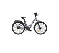Vélo électrique ADO Air 28 Pro - Moteur 250W Batterie 36V9.6Ah Assisté Autonomie 100KM Freins à Disque Hydrauliques - Gris