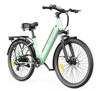 Vélo électrique ALLGOBIKE AM27 pour trajets urbains, batterie amovible 36 V 15 Ah, 27,5 - Vert clair