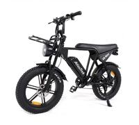 Vélo Électrique Atlas Trek V8, Fat Bike 20’’, Batterie 48V 15Ah, Noir