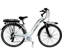 Vélo électrique AURA Canellini Citybike Femme Aluminium - Blanc