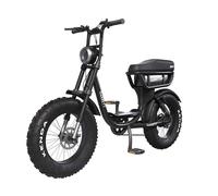 Garrett Miller Vélo Électrique Biplace Cargo Garrett Miller City - Noir Noir G