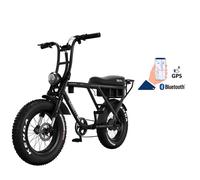 Vélo électrique biplace cargo garrett miller x noir, batt double, tout terrain