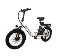 VéLo Électrique BZ20PLUS | Moteur 500W | Batterie 48V 18.2Ah | 20 Inch Roue À Rayons | Vitesse Max 30 km/h | Autonomie 70 km | Blanc
