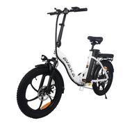 VéLo Électrique BZ20PLUS | Moteur 500W | Batterie 48V 18.2Ah | 20 Inch Roue Monobloc | Vitesse Max 30 km/h | Autonomie 70 km | Blanc