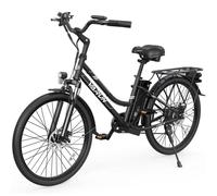 VéLo Électrique C26-2 | Moteur 500W | Batterie 48V 7.8Ah | Pneus 26 Pouces | Vitesse Max 25 km/h | Autonomie 45 km | Noir
