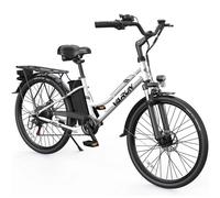 VéLo Électrique C26-2 | Moteur 500W | Batterie 48V 7.8Ah | Pneus 26 Pouces | Vitesse Max 25 km/h | Autonomie 45 km | Blanc