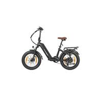Vélo Electrique Carbone TTGO F8, Autonomie 150km, Ultra Léger 20 ", Capteur de Couple, Noir