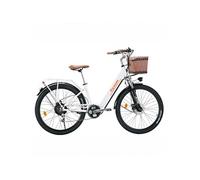 Vélo électrique Cityrun, 26 pouces, pour les déplacements urbains, blanc