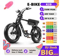 Vélo électrique CMACEWHEEL K20 eBIKE Peak 1000W, 48V15Ah, pneus larges, 20 pouces, VTT électrique pour adultes K20-Green