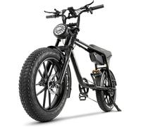 Vélo Électrique Cmacewheel K20 Noir 750w Moteurs 17ah Batterie 20" Pouces Gros Pneu Fat Bike Vtt Multicolore