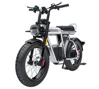 Vélo électrique COSWHEEL CT20S, moteur 1500 W, batterie 60 V 27,5 Ah, pneu tout-terrain 20 x 5,0 pouces, vitesse maximale 65 km/h, autonomie maximale 160 km, Shimano 7 vitesses CT20S