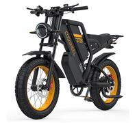 Vélo électrique COSWHEEL GT20 MAX, 60V 4000W Moteur(Pic) Dual Samsung Batterie 25+15AH Autonomie 200KM Tout Suependu/Hors route