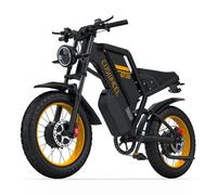 VéLo Électrique COSWHEEL GT20 PRO | Vitesse Max 50 km/h | Autonomie 150 km | Moteur 3000W | Batterie 48V 25Ah+15Ah | Pneus 20 Pouces| Noir
