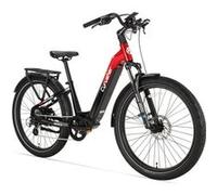 Vélo électrique Cyrusher Grace, Rouge, 25KM/H, 48V 250W moteur moyeu arrière, Frein à disque hydraulique, Ergonomie Rouge G